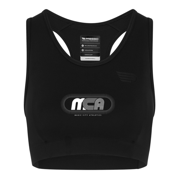 Women's Sustain Long Line Crop Bra Thumbnail